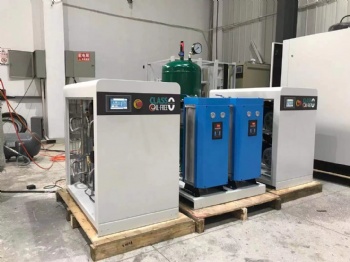 7.5kw oil free scroll air compressor with desiccant air dryer and line filters